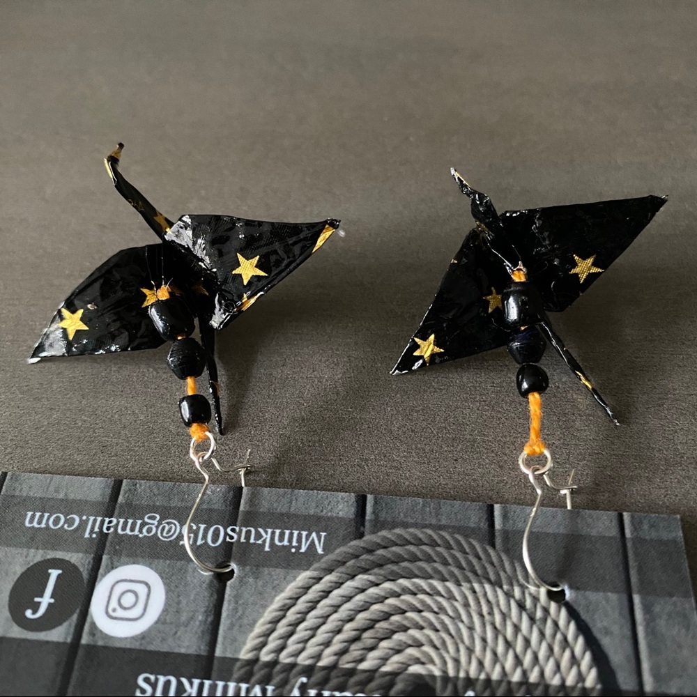 💎 3/$30: Origami Crane Earrings